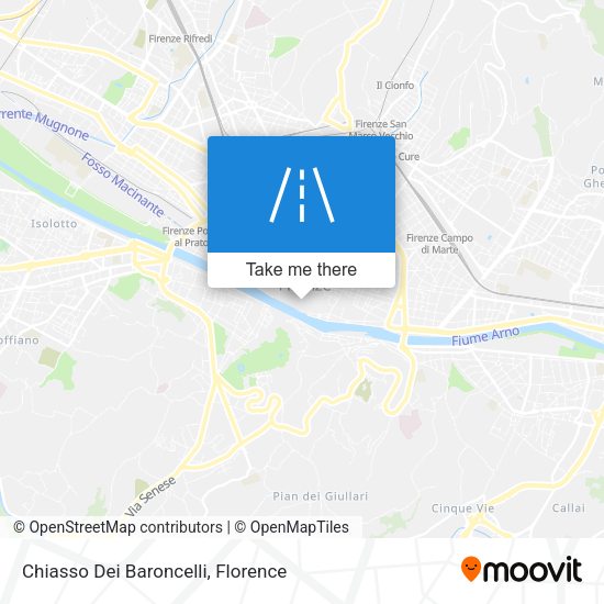 Chiasso Dei Baroncelli map