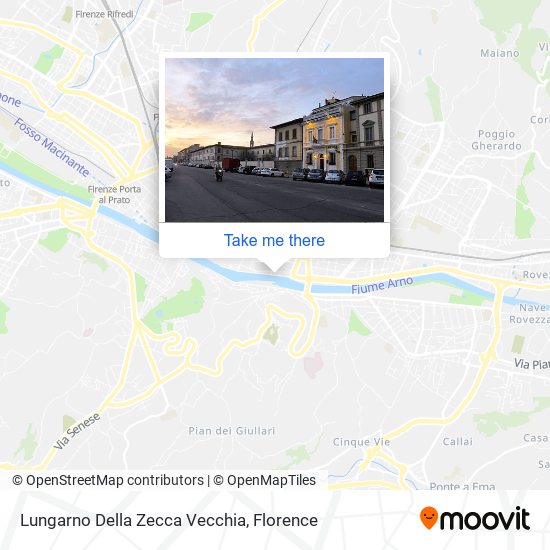 Lungarno Della Zecca Vecchia map