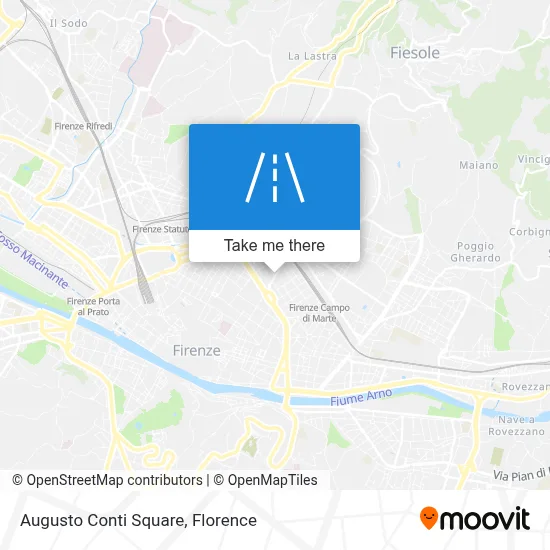 Augusto Conti Square map