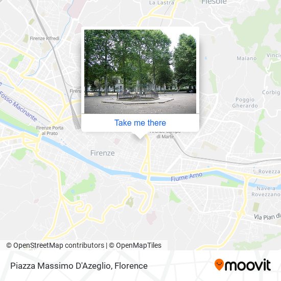 Piazza Massimo D'Azeglio map