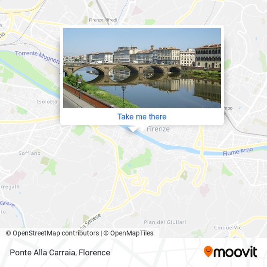 Ponte Alla Carraia map