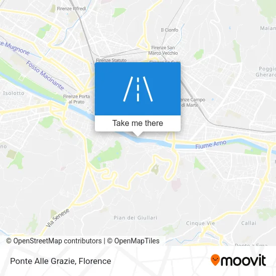 Ponte Alle Grazie map