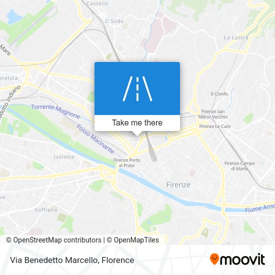 Via Benedetto Marcello map