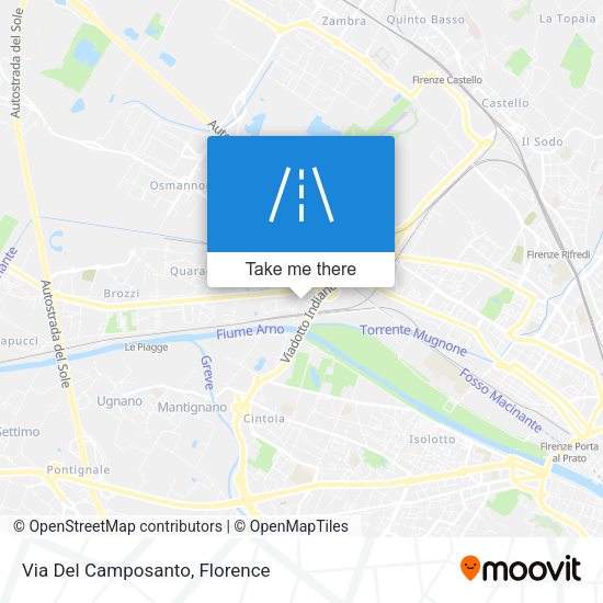 Via Del Camposanto map