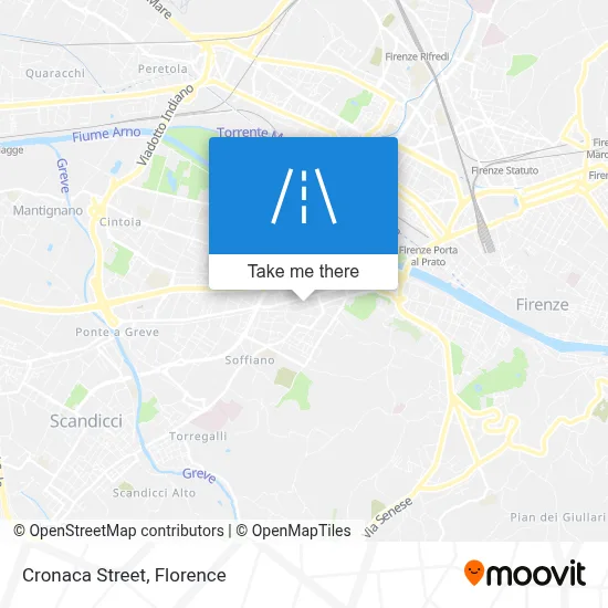 Cronaca Street map