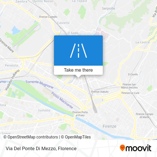 Via Del Ponte Di Mezzo map
