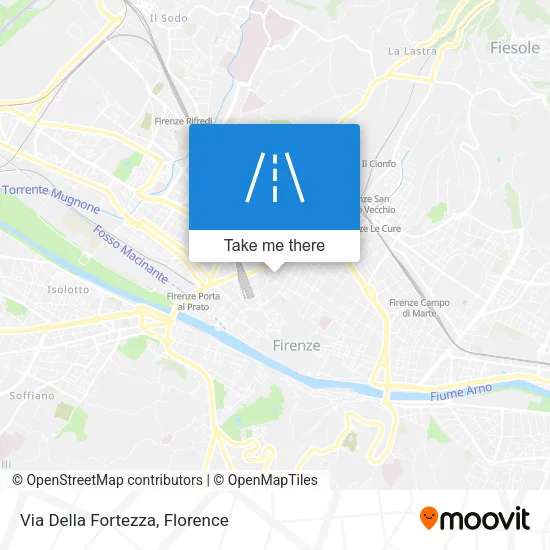 Via Della Fortezza map