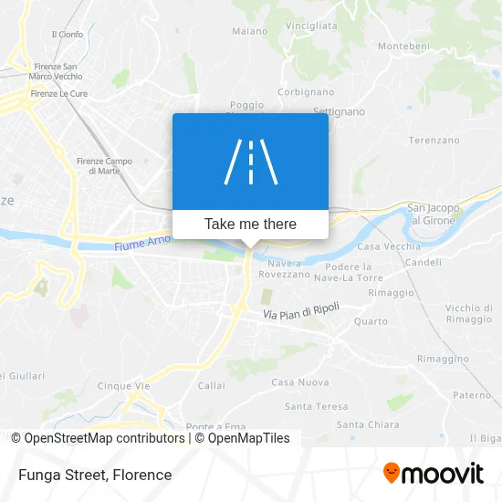 Funga Street map