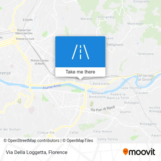Via Della Loggetta map