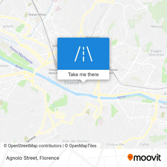 Agnolo Street map