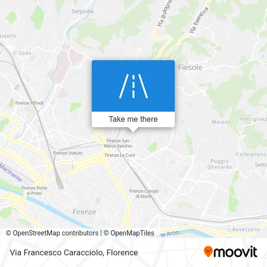Via Francesco Caracciolo map