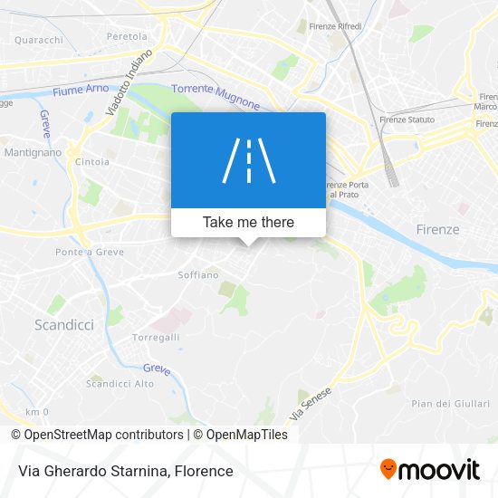 Via Gherardo Starnina map