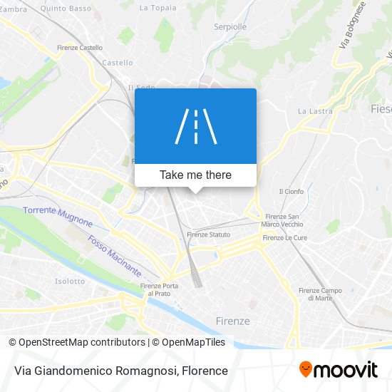 How to get to Via Giandomenico Romagnosi in Firenze by Bus Train