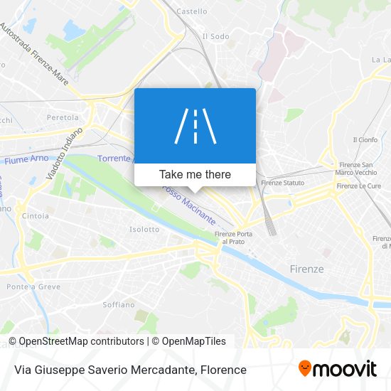 Via Giuseppe Saverio Mercadante map