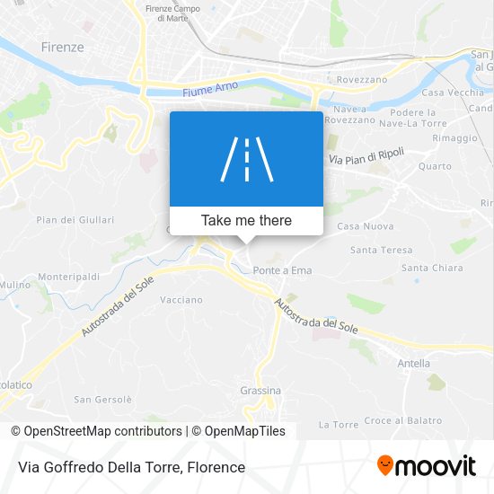 Via Goffredo Della Torre map