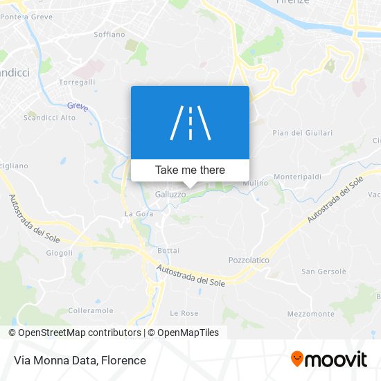 Via Monna Data map