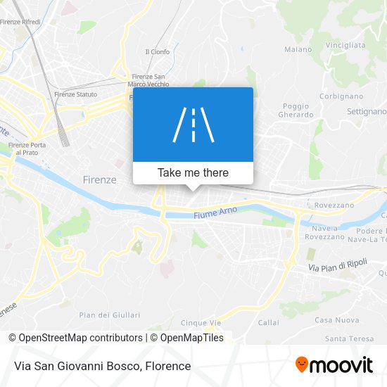 Via San Giovanni Bosco map