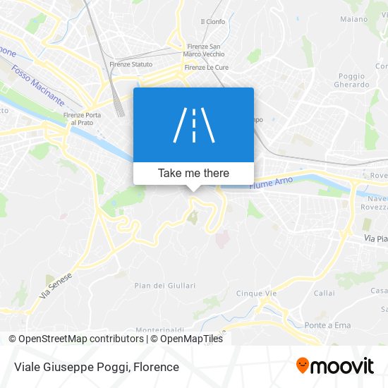 Viale Giuseppe Poggi map