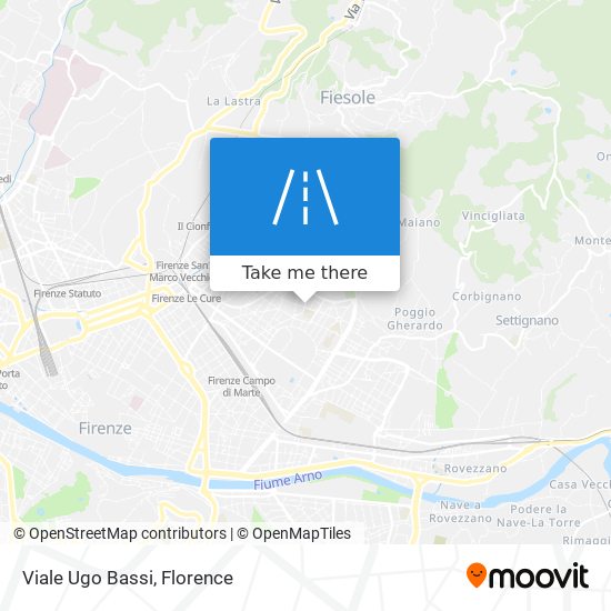 Viale Ugo Bassi map