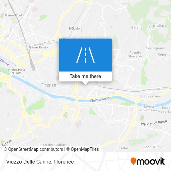 Viuzzo Delle Canne map