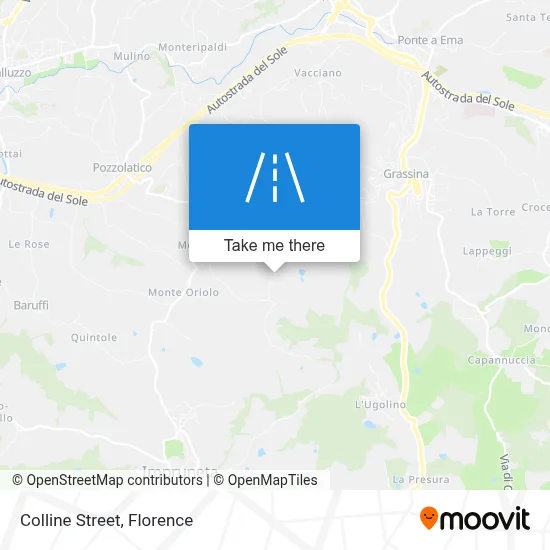 Colline Street map