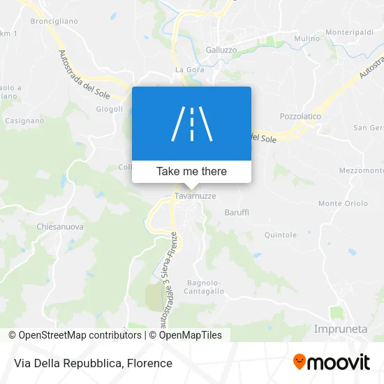Via Della Repubblica map