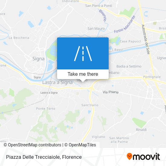Piazza Delle Trecciaiole map