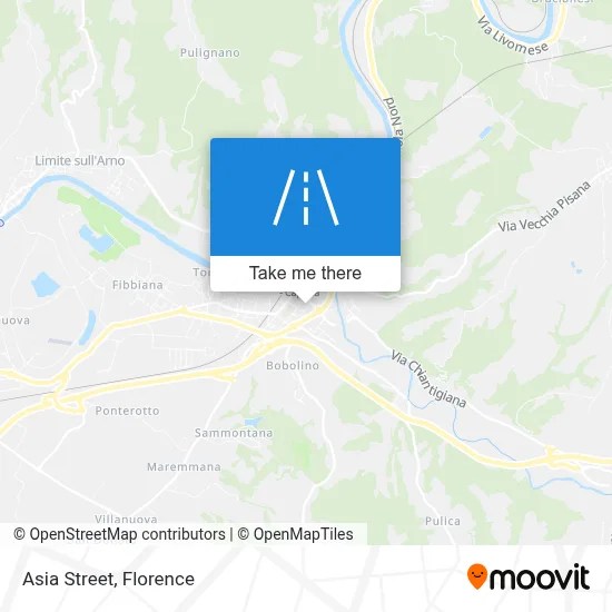 Asia Street map