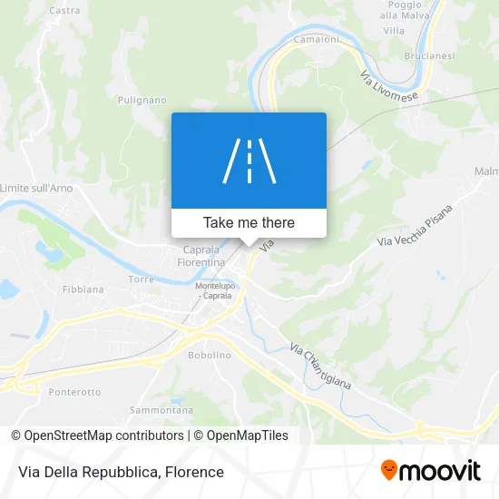 Via Della Repubblica map