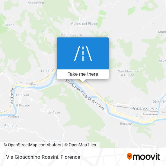 Via Gioacchino Rossini map