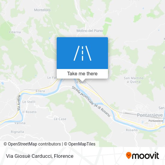 Via Giosuè Carducci map