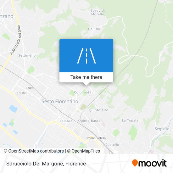 Sdrucciolo Del Margone map