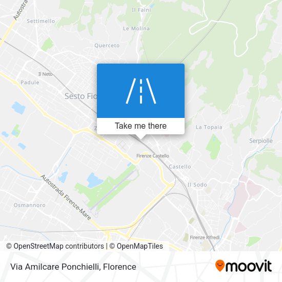 Via Amilcare Ponchielli map