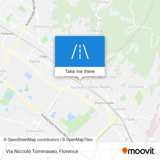 Via Niccolò Tommaseo map