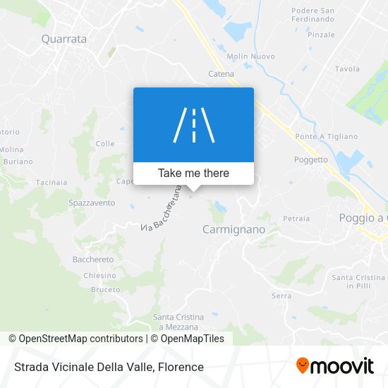 Strada Vicinale Della Valle map