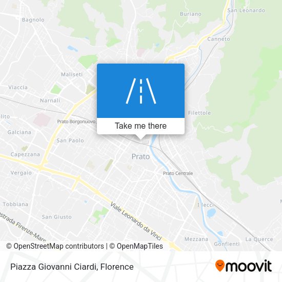 Piazza Giovanni Ciardi map