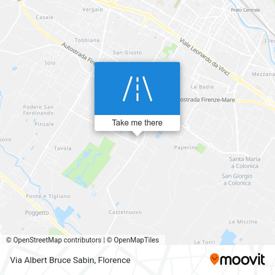 Via Albert Bruce Sabin map
