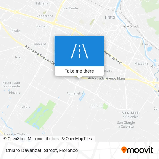 Chiaro Davanzati Street map