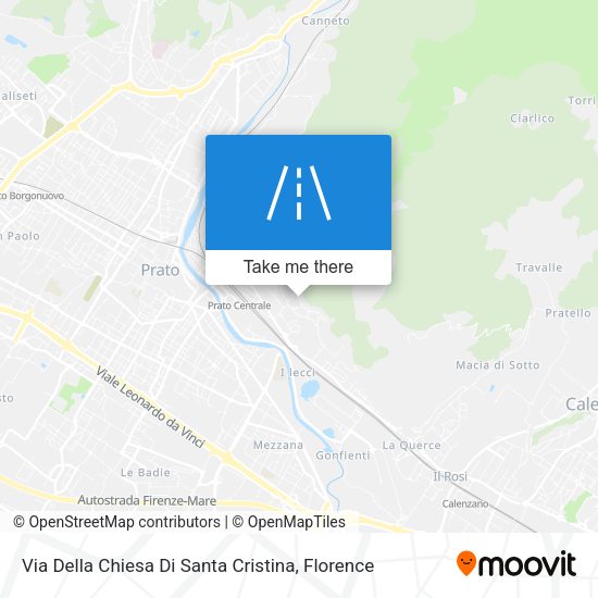 Via Della Chiesa Di Santa Cristina map