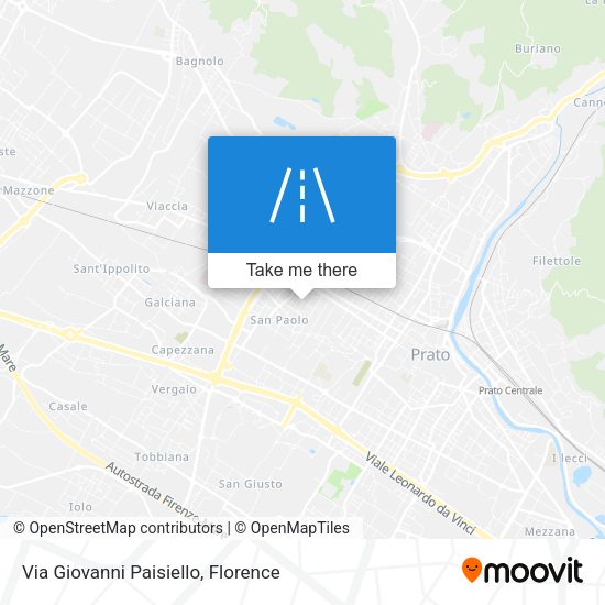 Via Giovanni Paisiello map