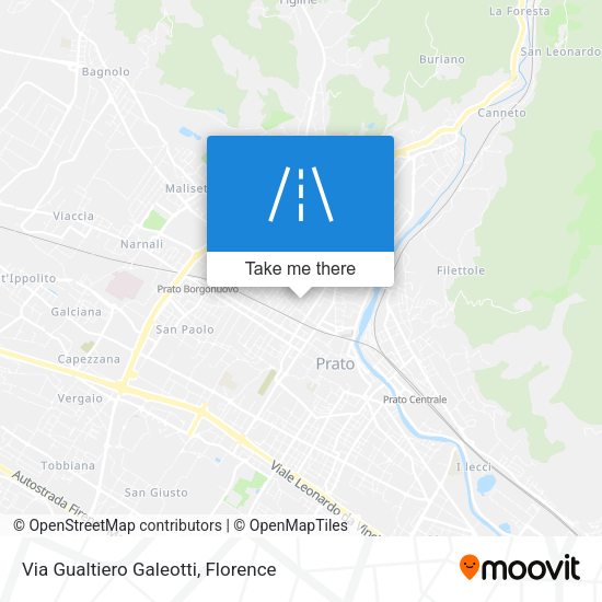 Via Gualtiero Galeotti map