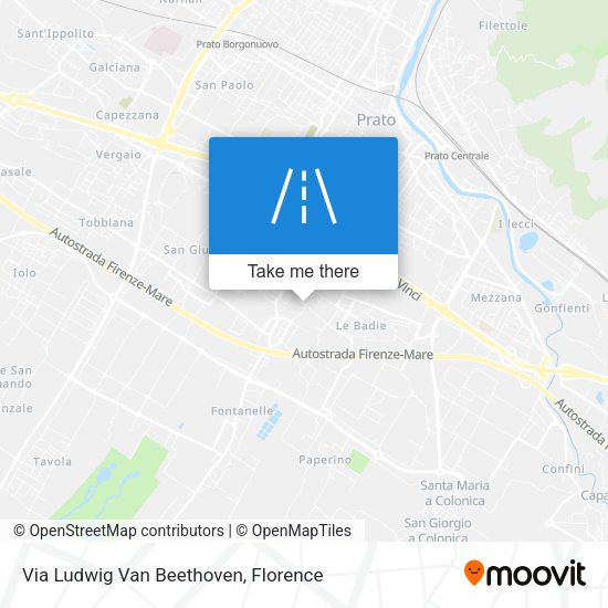 Via Ludwig Van Beethoven map