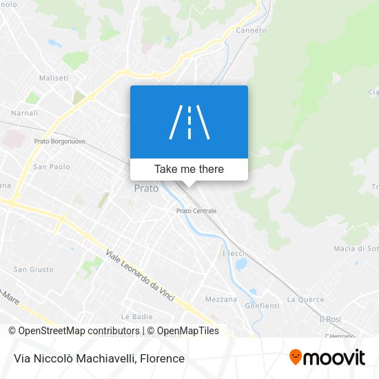 Via Niccolò Machiavelli map