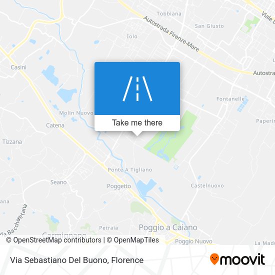 Via Sebastiano Del Buono map