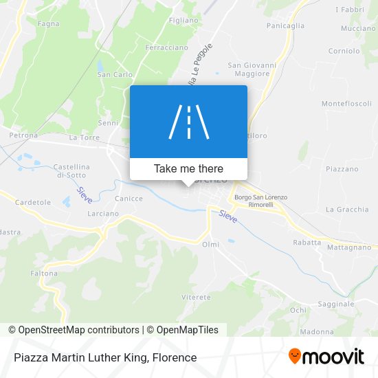 Piazza Martin Luther King map