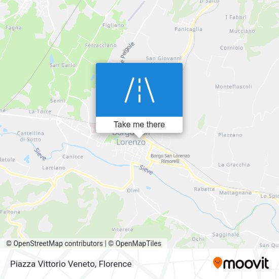 Piazza Vittorio Veneto map
