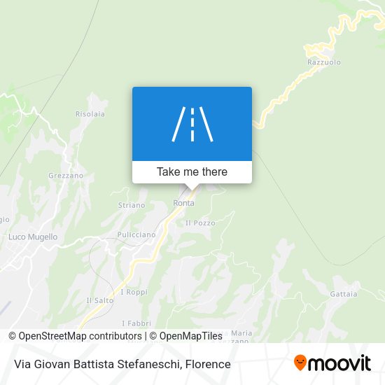 Via Giovan Battista Stefaneschi map