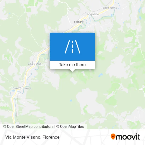 Monte Visano Street map