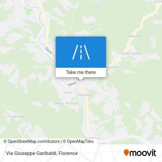 Via Giuseppe Garibaldi map