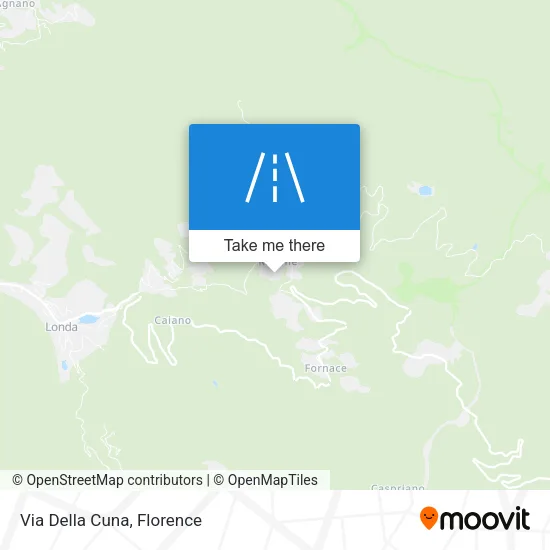 Via Della Cuna map